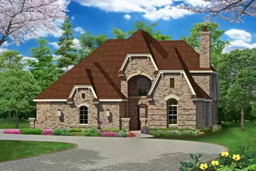 image of large traditional house plan 4819